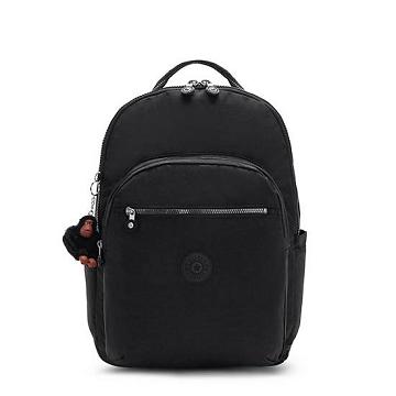 Kipling Seoul Extra Large 17" Laptop Rugzak Zwart | NL 1391AH